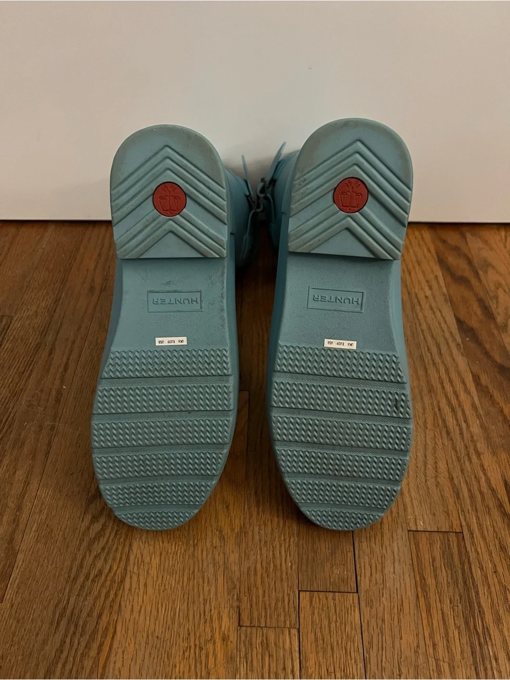 Hunter Powder Blue Waterproof Rain Boots
